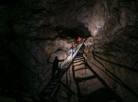 Cave under Predjama Castle