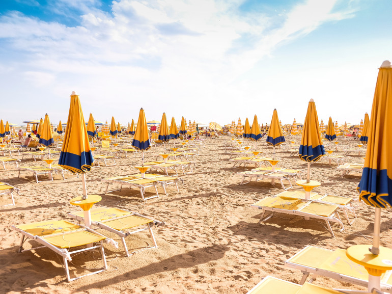 Beach in jesolo