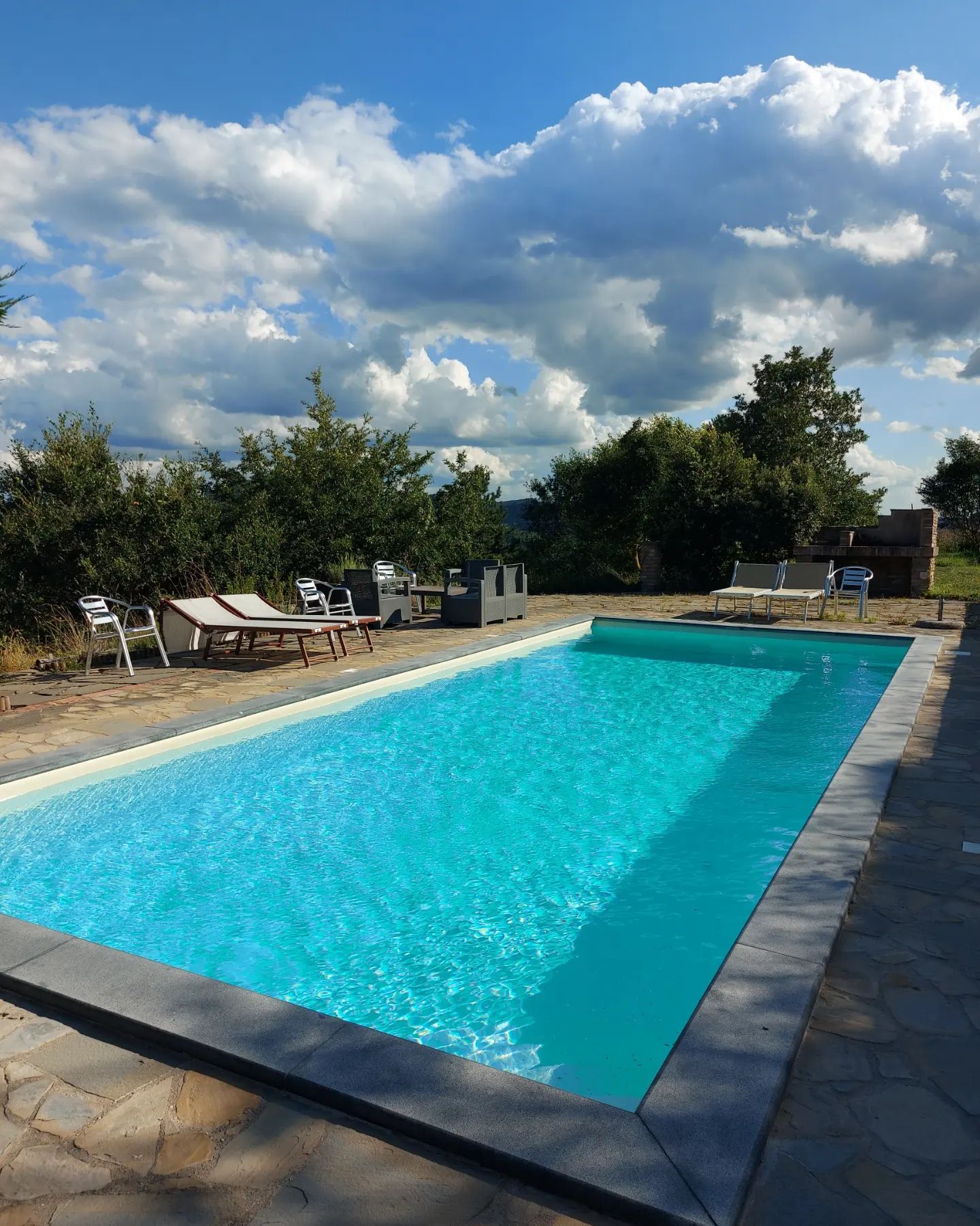 Salt pool of AgriBnB Bagno di Bosco (Italy)