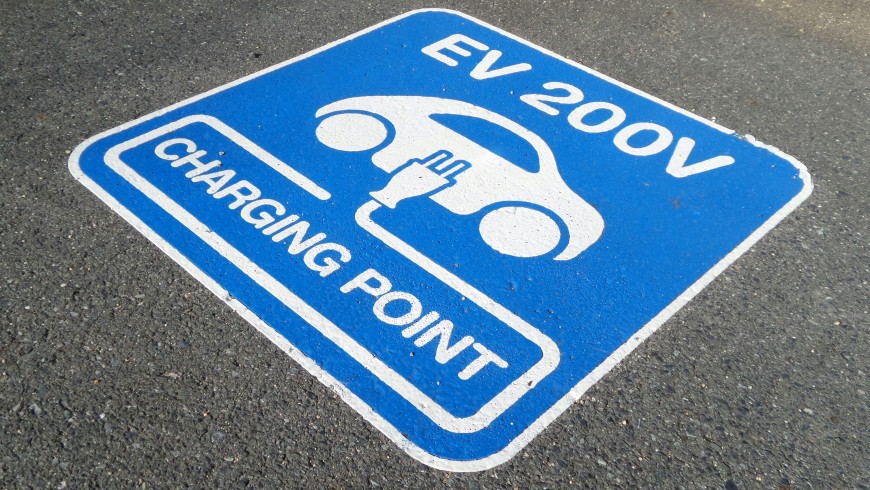 parking for e-car and charging system in your hotel