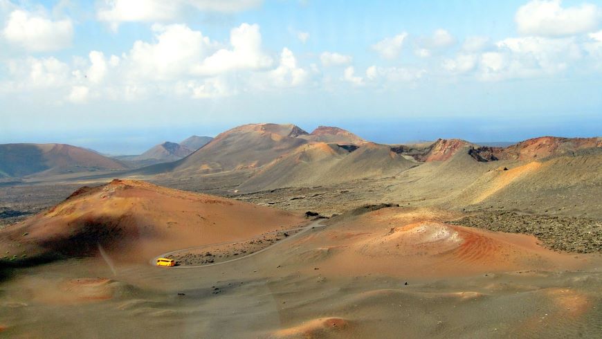 Timanfaya National Park, desert, mountains