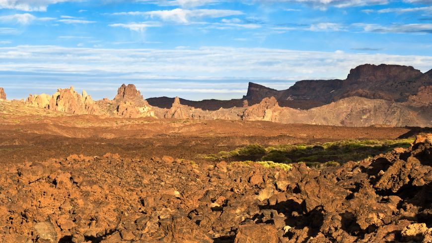 Teide National Park, arid, mountains, Spain