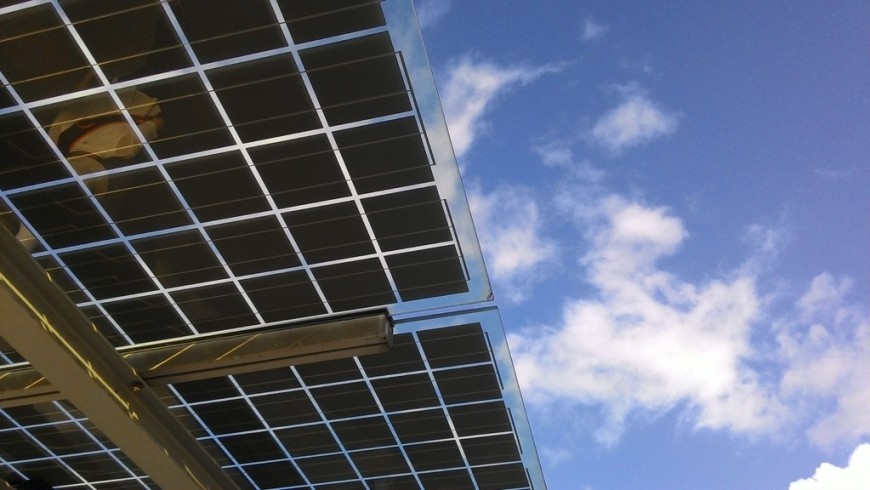 renewable energy from solar panels
