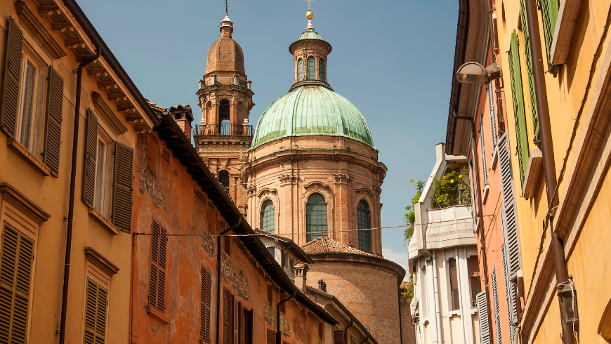 A Train Journey to Reach the Historic Homes of Reggio Emilia