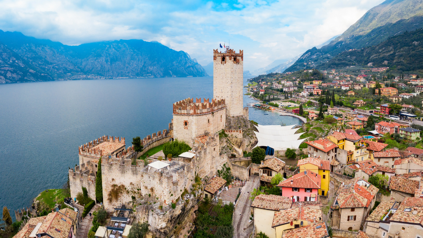 The castle of Malcesine