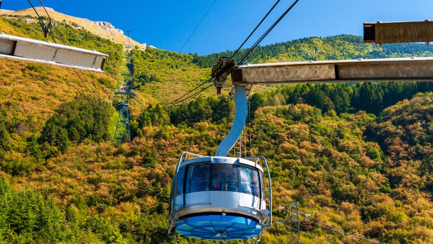 Cable Car Ride from Malcesine to Mount Baldo